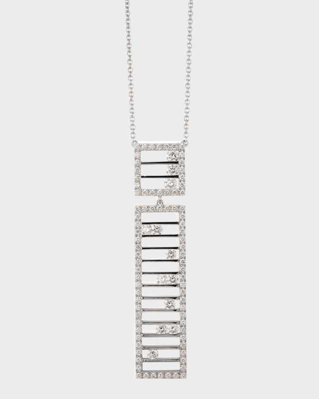 White Gold Allegra Necklace with Diamonds